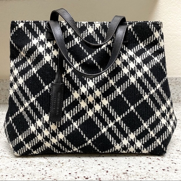 Burberry Handbags - Rare Auth Burberry London Handbag Purse Satchel